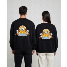 Azura Club Casablanca Baskılı Unisex Sweatshirt
