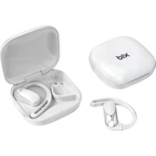 Bix Ows2 Bluetooth 5.4 Stereo Sesli Ipx4 Sertifikalı Spor Fitness ve Koşu Için Ergonomik Ear Hook Esnek Kulak Kancalı Kablosuz Kulaklık