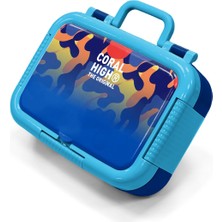 Coral High Kids Renkli Kamuflajh Desenli Paslanmaz Çelik Beslenme Kabı 39139