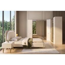 Doressa Hella Reflekte Camlı Köşe Yatak Odası Takımı