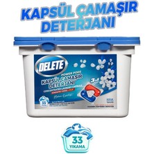 Delete Kapsül Çamaşır Deterjanı 1 Litre - Renkliler ve Beyazlar İçin 33 Yıkama Pratik Kullanım