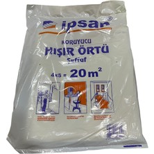 Veka Şeffaf Naylon Koruyucu Hışır Örtü 4x5 M (20 M²) Boya Badana Örtüsü