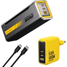 Aohi Starship 20.000 Mah 310W Powerbank, Youth 3 Portlu 100W Şarj Adaptörü
