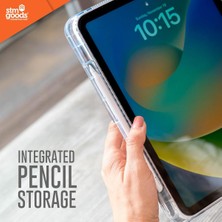 Alstrap Ipad 11. NESIL(A16) 10.nesil 10.9 Inç Kılıf Kalem Bölmeli Şeffaf Arka Kapaklı Standlı Tablet Kılıfı