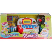 Just Cheap Store LF1018A Hesap Makineli Mikrofonlu Sesli Işıklı Yazar Kasa Market Seti