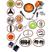 Eisenn German POWER-F15 453 Seri Yan Tırpan+ Akrobat Çapalama + Toprak Eşeleme 15 Parça Full Set