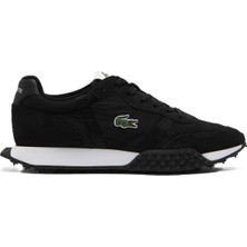 Lacoste L-Spin Evo Leather Mens Sneaker Hakiki Deri Erkek Günlük Spor Ayakkabı Siyah