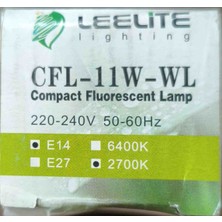 11W 827 Sarı Işık Tasarruflu Mum Ampül E14 Ince Duy 10 Adet Fiyatı