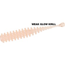 Daiwa Aji Hunter Worm Ring Weak Glow Krill 3.5 cm Silikon Yem 10 Adet