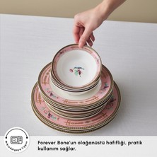 Karaca Forever Bone Calista 24 Parça 6 Kişilik Yemek Takımı