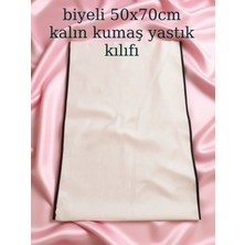 ONC Tek Kullanımlık Siyah Kenar Biyeli 50X70CM Beyaz Yastık Kılıfı 10 Adet