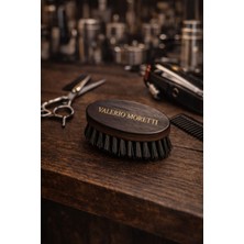 Valerio Moretti Valerıo Morettı Premium Saç Sakal Tarama Fırçası – Siyah Kıl, Ahşap Gövde