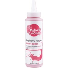 Melwiss Chocolate Raspberry Flavored Dessert Sauce (Frambuaz Aromalı Tatlı Sosu) 330 gr *6'lı