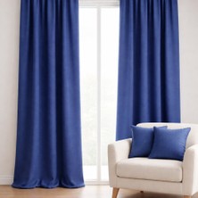 Lena Maison Yumuşak Dokulu Düz Fon Perde-Tek Kanat