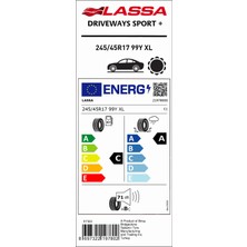 Lassa 245/45R17 99Y Xl Driveways Sport+ Oto Yaz Lastiği (Üretim TARIHI:2026)