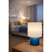 Piccomino Urban Loft Serisi: Dikey Hatlı Silindir Abajur - Her Ortama Uygun Modern Aydınlatma