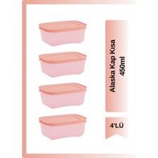 Tupperware Alaska Kap Kısa 450ML Tatlı Sabahlar 4'lü