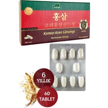 Arifoğlu 6 Yıllık Kırmızı Kore Ginsengi Takviye Edici Gıda (Red Korean Ginseng) 60 Tablet