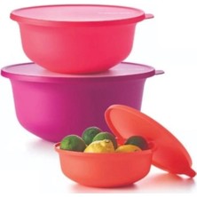 Tupperware Aloha Set 3'lü Buzdolabı Saklama Seti Hsgl