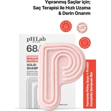 Ph Lab Phlab Hair Fermente Pirinç Suyu & Protein Complex Katı Saç Şampuanı, Onarıcı, Hızlı Uzama Etkili Katı Şampuan