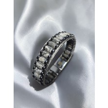 Basqio Doğal Taş Silindir Kesim Kilitli Bileklik - Jasper