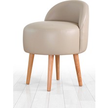 Lorence Home Burks Deri Puf Bej