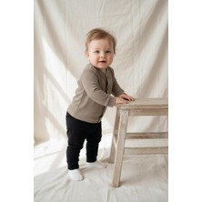 MiaBaby Likralı Gofre Bebek Hırka