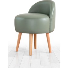 Lorence Home Burks Deri Puf Yeşil