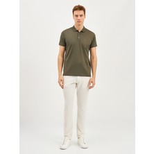 Karaca Haki T-Shirt-Polo Yaka Tişört