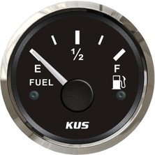 Kus Yakıt Seviye Göstergesi 12-24V, 240-33OHM, Siyah
