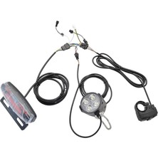 User Pil Batarya Elektrikli Bisiklet Far Korna Stop Sinyal Seti (24-48V Uyumlu)