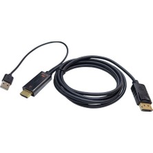 Keepro Hdmı to displayport çevirici kablo hdmı out (Çıkış) display in (Giriş)