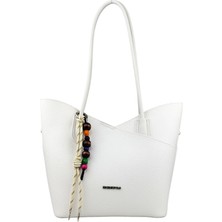 Decent Polo Şık kadın kol ve omuz çantası beyaz 131