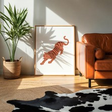 Des Vu Print Kaplan Posteri, Kaplan Pinterest Temalı Çerçevesiz Poster