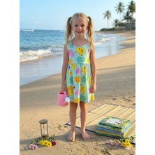 Rüzmus Pokemon Baskılı Elbise