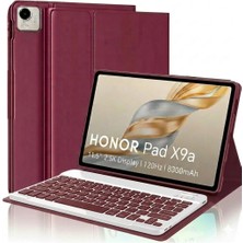 M.TK Moveteck Honor Pad X9A/X9 Pro 11.5 Inç Tablet Klavyeli Kılıf Kablosuz Bluetooth Kalem Bölmeli