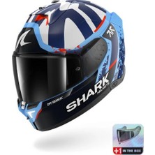 Shark Skwal I3 Replıca Raul Fernandes Kapalı Kask (Ledli Model) (Renkli Cam Hediyelidir)