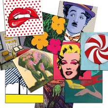 Tink Kendinden Yapışkanlı Popart3 Desenli Pvc Karo 20X20 cm 6'lı Paket