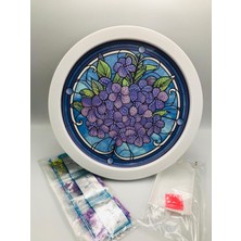 Duck Hoby 20X20 Yuvarlak Çerçeveli Çocuklar Için Boncuklu Taşlı Mozaik Elmas Boyama Goblen Pano Tablo Resim Boncuk Puzzle Diamond Painting