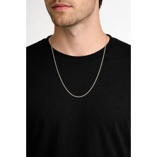 Siset Gümüş 925 Ayar 1 mm  Tilki Kuyruğu  Erkek  Gümüş  Kolye