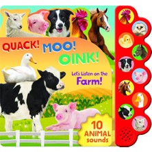Quack! Moo! Oink! Let's Listen To The Farm (10-Button Sound Book)