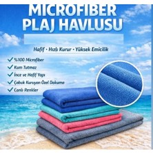 Bilmar Mikrofiber Ultra Emici Hızlı Kuruyan Kum Tutmaz Spor, Havuz, Plaj Havlusu 70 x 140 cm x 4 Adet