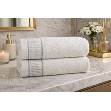 Ege Cotton Lüks Pamuk Bambu Karışımlı Banyo Havlusu 2 Adet 100  x 150  – Yüksek Emicilik, Ultra Yumuşak Dokulu Premium Kalite