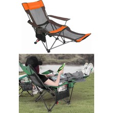 Binbirreyon Ayaklıklı Kamp Sandalyesi 4 Pozisyonlu Kamp Koltuğu Katlanabilir Çantalı HA060