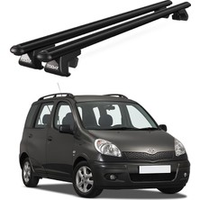 Today Auto Venüs Toyota Yaris Verso (1999-2005) Uyumlu Siyah Ara Atkı Port Bagaj Tavan Barı