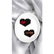 Seard Miyuki Boncuk El Yapımı Kalp Broş - Yaka Iğnesi 1