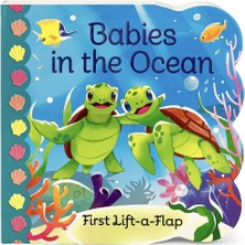 Cottage Door Press Babies In The Ocean (Lift-A-Flap Board Book)