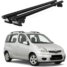 Today Auto Venüs Toyota Yaris Verso Mpv (2000-2005) Uyumlu Siyah Ara Atkı Port Bagaj Tavan Barı