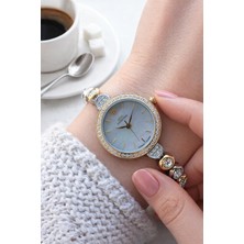 Grand Romanson Rms Romanson Su Yolu Özel Taşlı Kordon 2 Yıl Garantili 5 Atm Kadın Kol Saati+Bileklik  A.2131.40