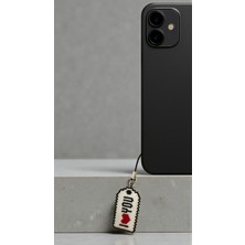 Seard Miyuki Boncuk El Yapımı I Love You Asker Künyesi Telefon Çarmı - Charm